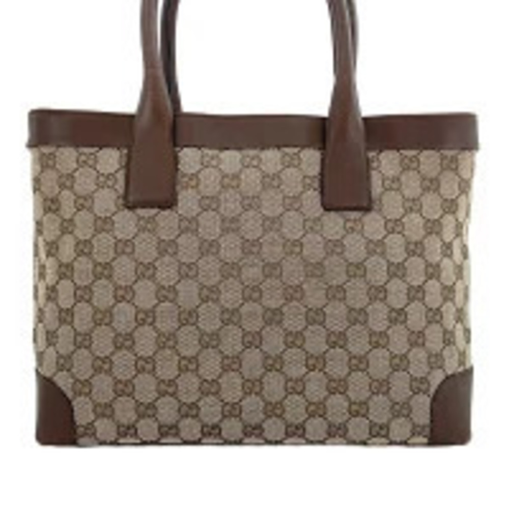 Gucci GG Canvas Shoulder Bag Beige Cream